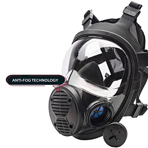 Parcil Distribution NB-100 Tactical Gas Mask Full Face Respirator Survival Gear