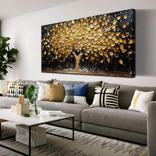 Large Abstract Canvas Wall Art Black and White Geometric Theme Picture Framed Canvas Prints Ready to Hang for Living Room Bedroom Home Office Size 30x60 Inch
