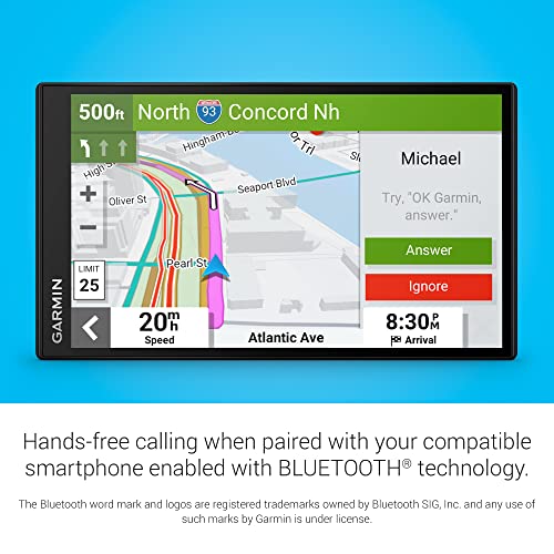 Garmin DriveCam™ 76, Large, Easy-to-Read 7” GPS car Navigator, Built-in Dash Cam, Automatic Incident Detection, High-Resolution Birdseye Satellite Imagery