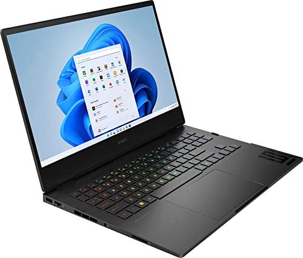 HP Omen 16 2023 Gaming Laptop 16.1" WQHD IPS 165Hz 14-Core Intel i9-12900H 16GB DDR5 1TB SSD NVIDIA GeForce RTX 3060 6GB GDDR6 Thunderbolt 4 Wi-Fi 6E RGB Backlit KB Windows 11 Pro w/ONT 32GB USB