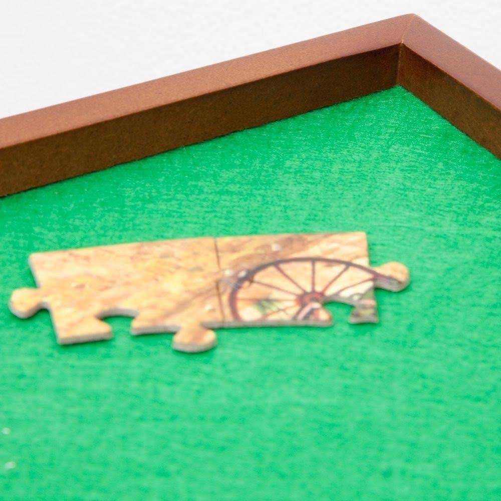 Bits and Pieces - Square Jigsaw Puzzle Spinner - Puzzle Accessories- Lazy Susan Puzzle Table Surface Fits 1500 PC Puzzles