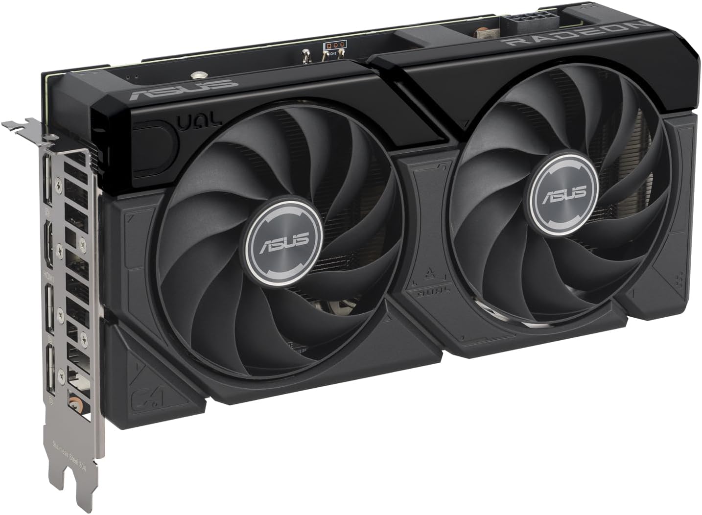 ASUS Dual Radeon RX 7600 XT OC Edition 16GB GDDR6 Graphics Card AMD RDNA 3 PCIe 4.0 16GB GDDR6 Memory HDMI 2.1 DisplayPort 2.1