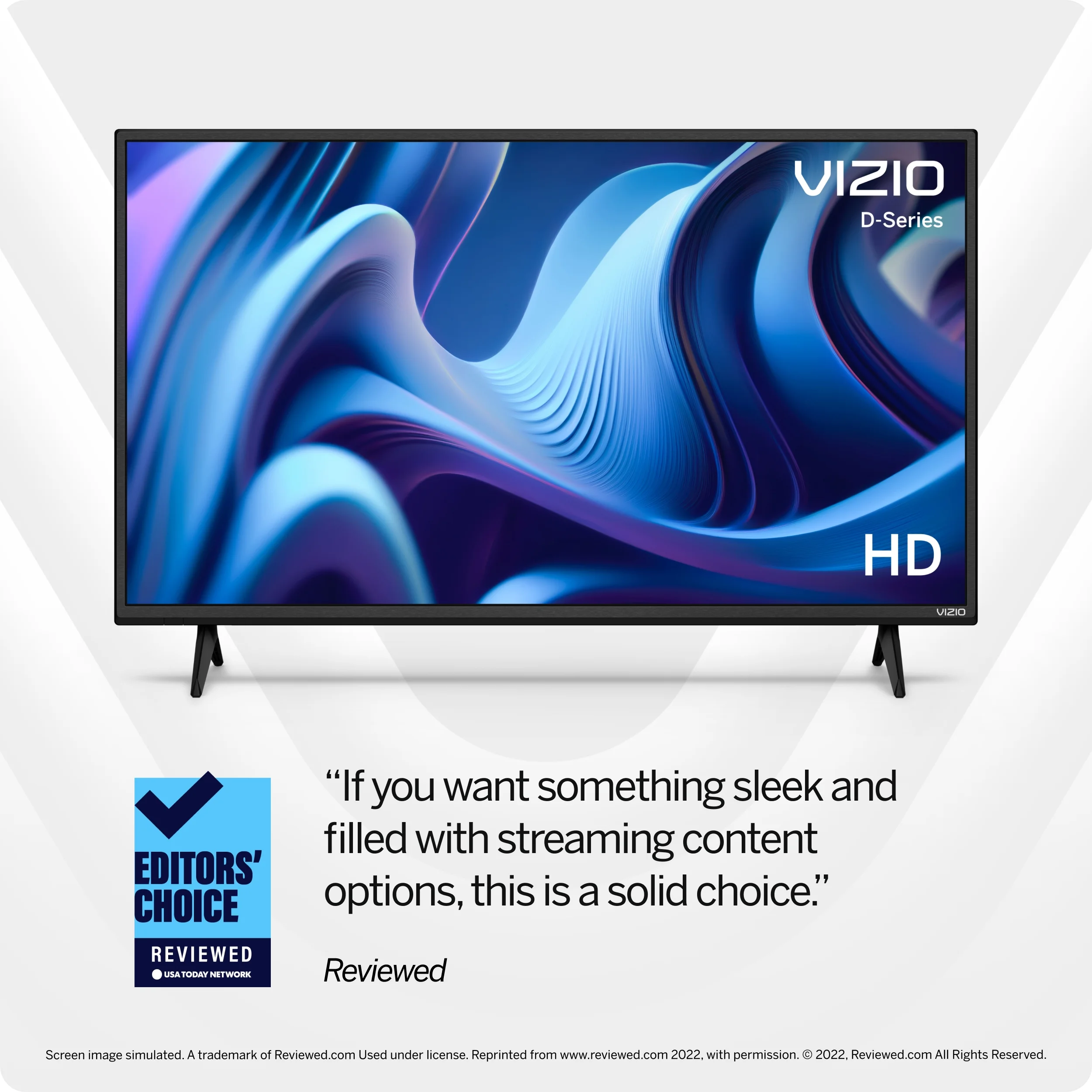 VIZIO 32" Class D-Series HD Smart TV D32h-J09