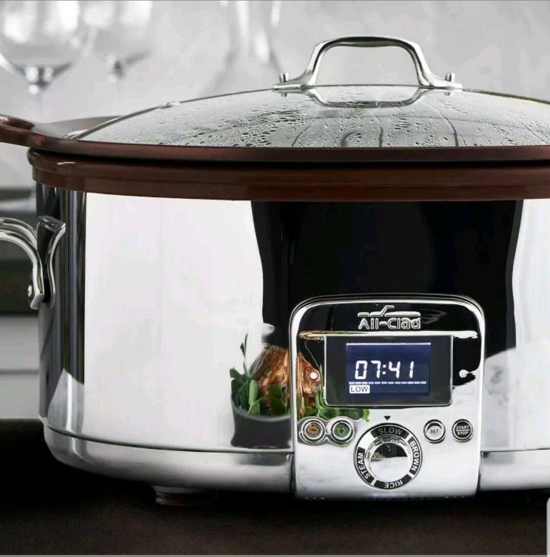 All-Clad 7 qt Gourmet Slow Cooker with All-in-One Browning
