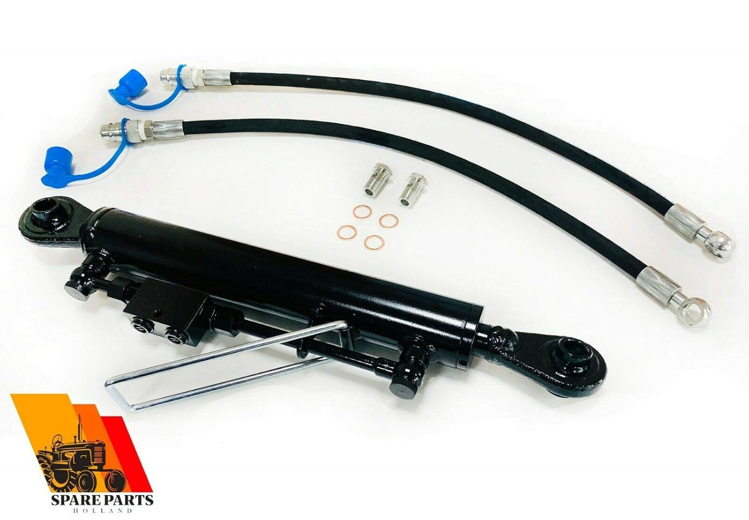 Hydraulic Top Link Cat. 2-2 with Locking Block 22 3/8” - 33 1/2 with 2 x Hose
