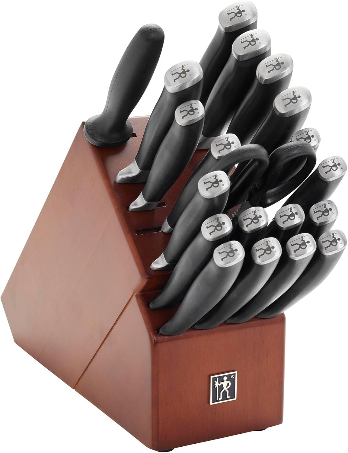 HENCKELS Elan Knife Block Set, 21, Brown