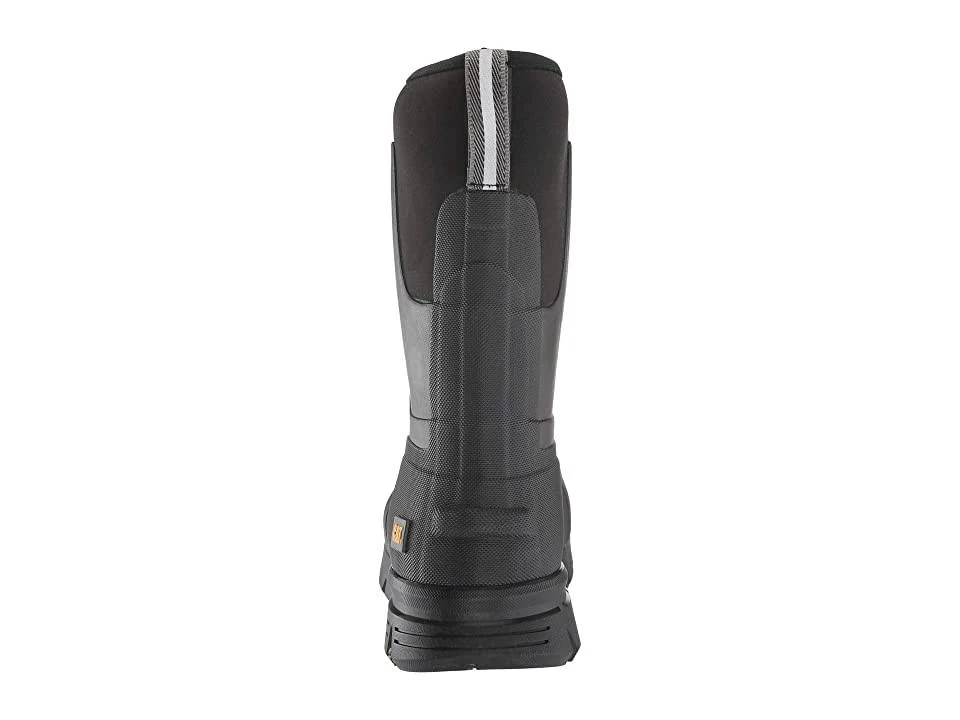 Caterpillar Stormers 11 inch Waterproof Steel Toe Rubber Boot, Size: 5, Black