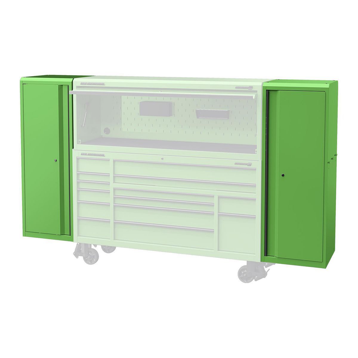 U.S. GENERAL 22 in. End Locker, Series 3, Blue