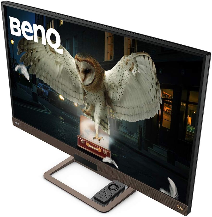 BenQ EW3280U 32 inch 4K Monitor | IPS | Multi Media with HDMI connectivity HDR Eye-Care Integrated Speakers and Custom Audio Modes