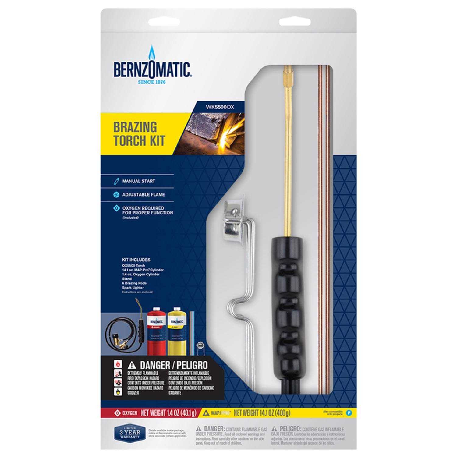 Bernzomatic Brazing Torch Kit WK5500OX CAN