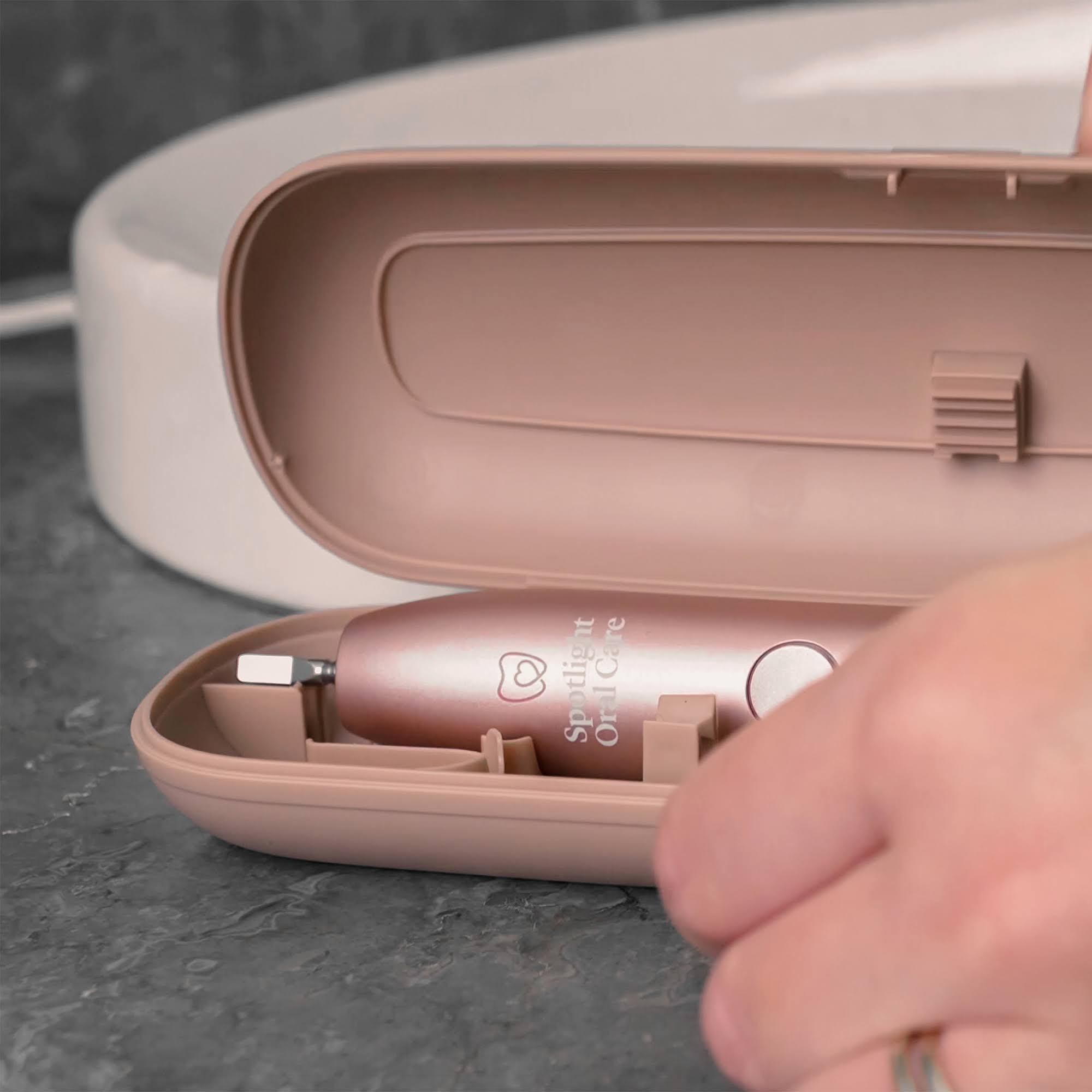 Spotlight Oral Care Rose Gold Sonic Toothbrush
