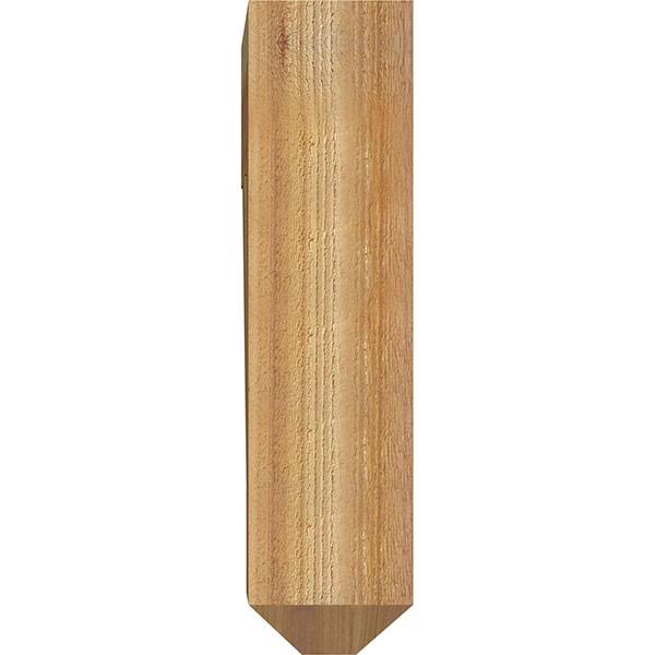 Ekena Millwork BKT06X24X24WTL04RWR 6x22W x 24x22D x 24x22H Westlake Craftsman Rough Sawn BRACKET, Western Red Cedar