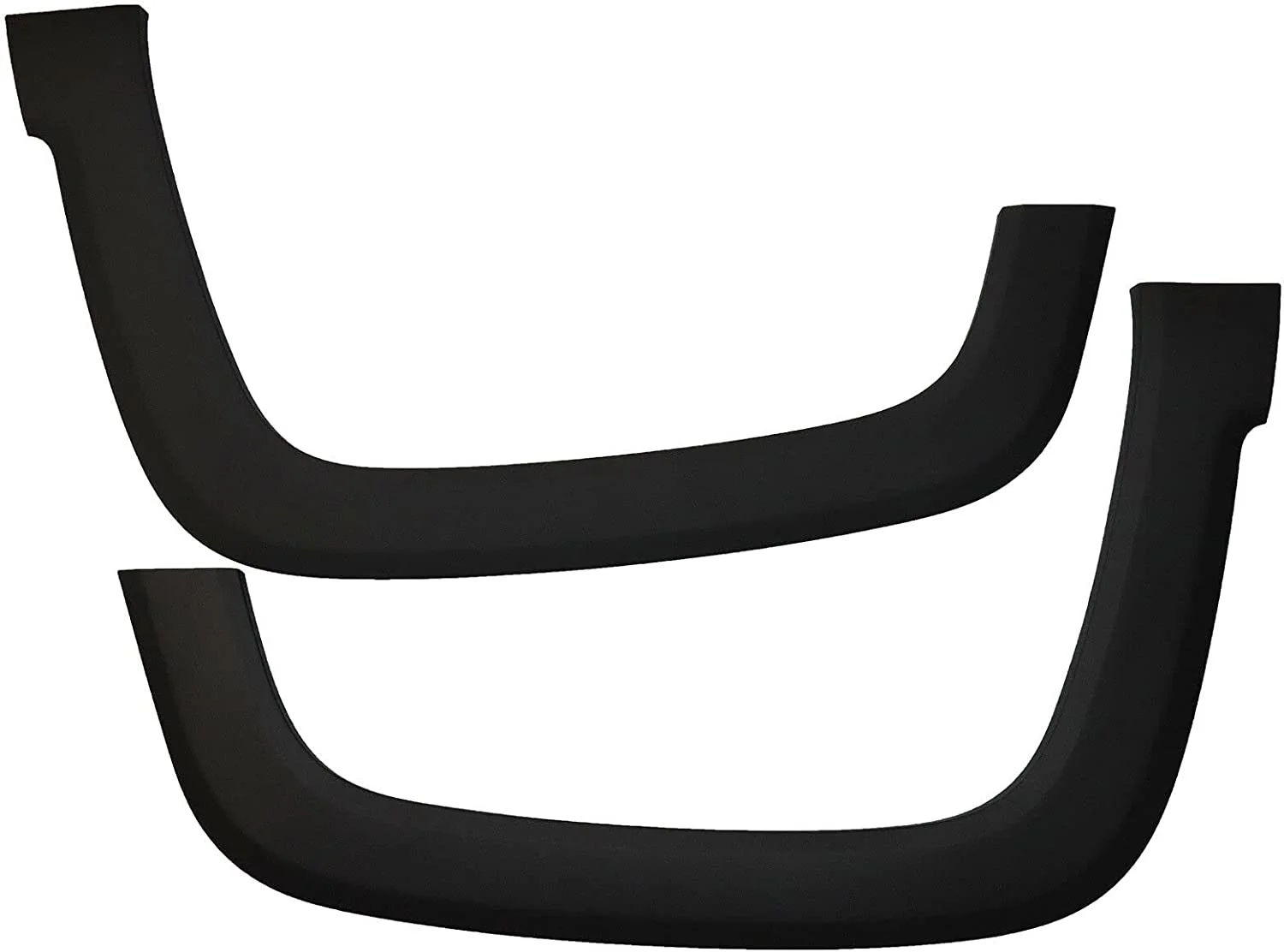 Fichiouy Front Fender Flares Trim for 2015 2016 2017 2018 Jeep Renegade Driver and Passenger Side 5XB65LXHAA 6TB75LXHAA Black
