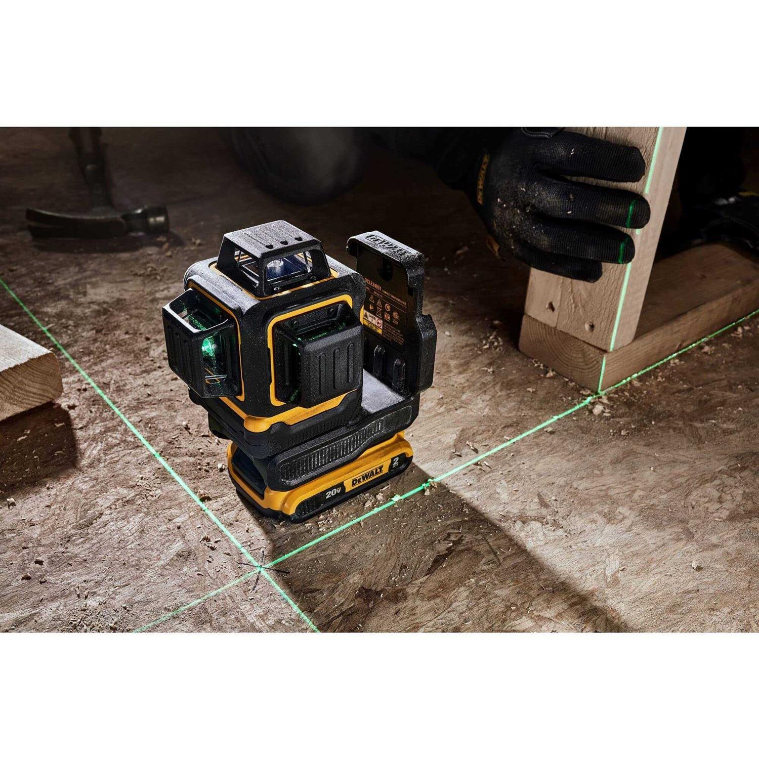 DEWALT DCLE34031B 20V 3x360 Green Line Laser - Shop Hardware Tools Online Store