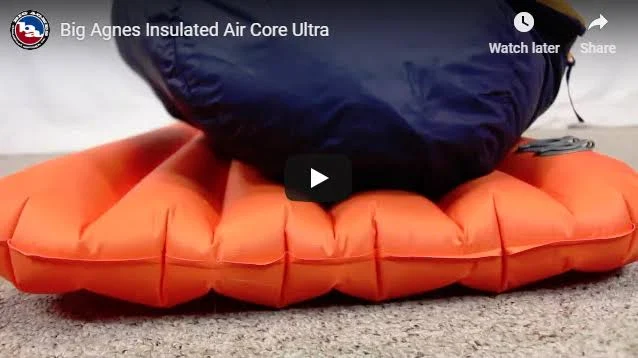 Big Agnes Insulated Air Core Ultra Inflatable Sleeping Pad - Wide