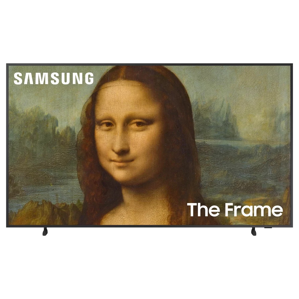 Samsung QN65LS03BAFXZA 65 inch the Frame QLED 4K UHD Quantum HDR Smart Television 2022 Bundle with Samsung 65 inch Modern Teak