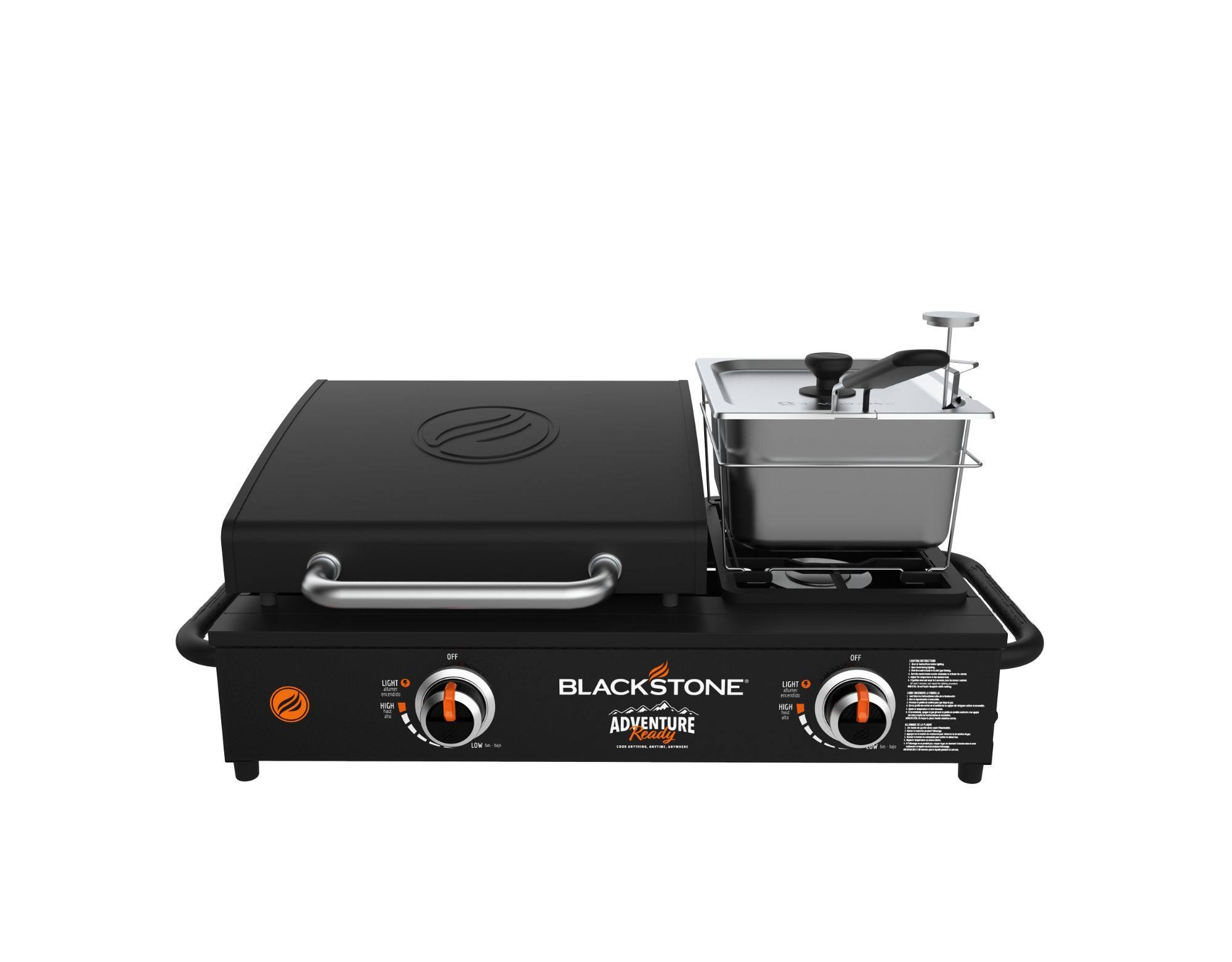 Blackstone 1859 Adventure Ready 17x22 Tabletop Griddle Combo with Fryer