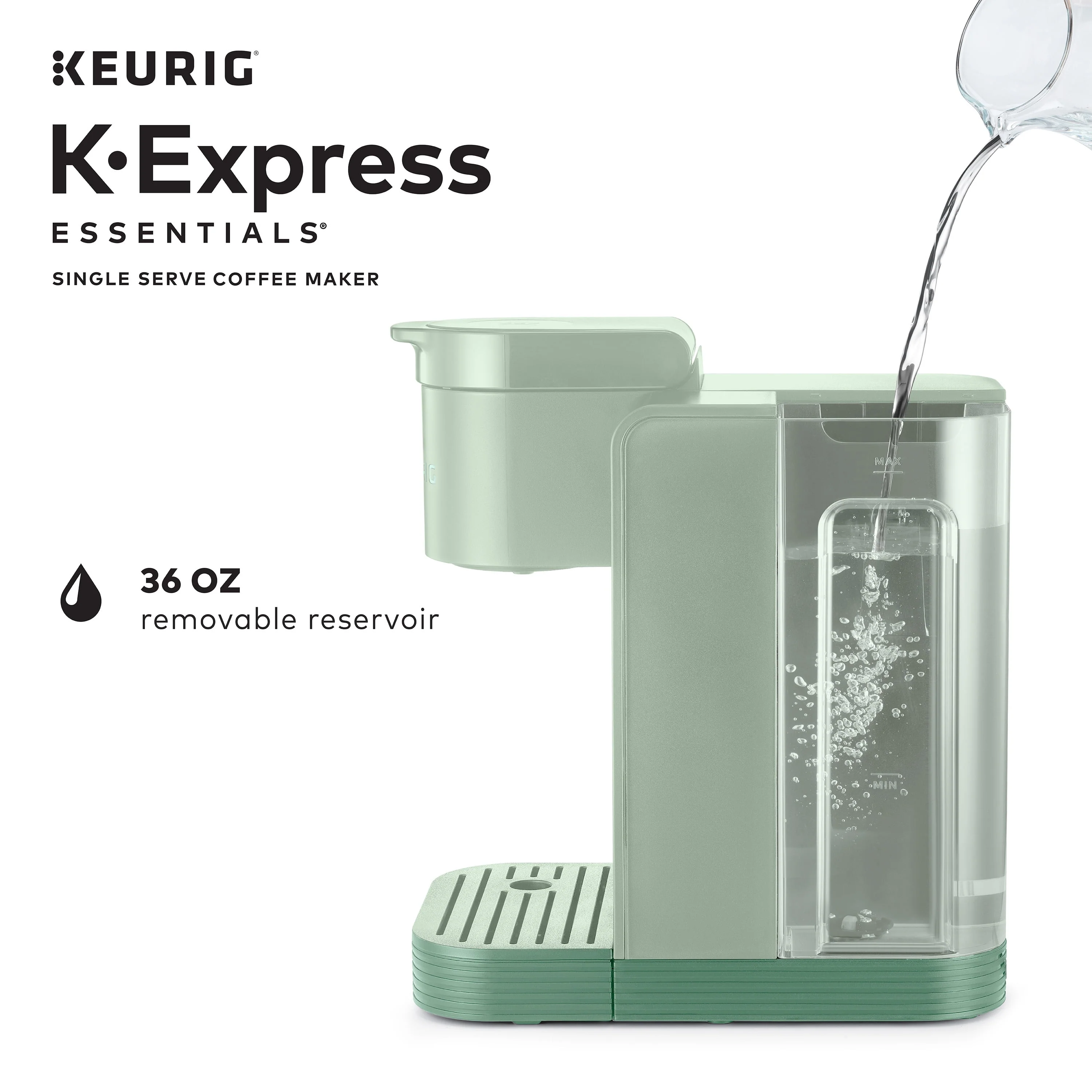 Keurig K-Express Essentials Single Serve K-Cup Pod Coffee Maker, Black