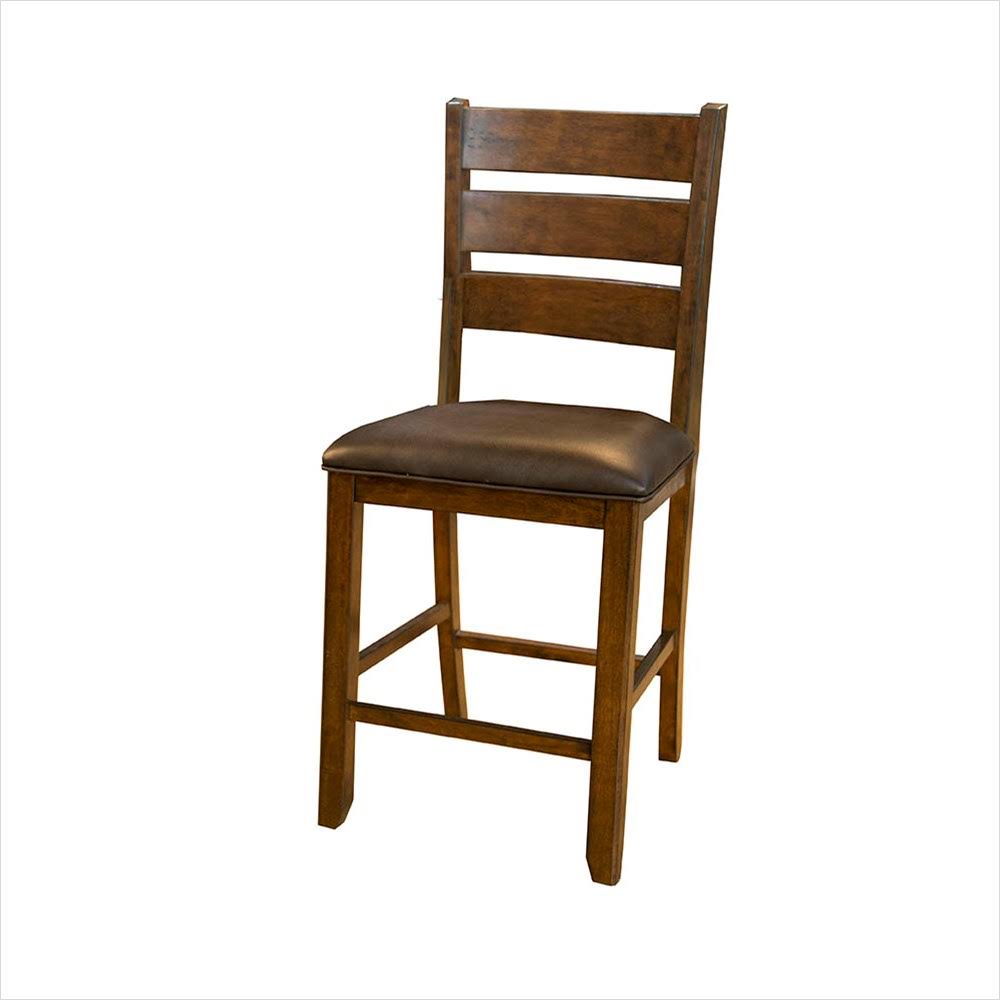 A-America Mason Ladderback Upholstered Stool