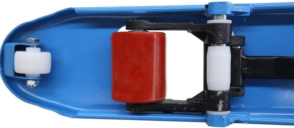 DAZONE Pallet Jack, M25 Heavy Duty Manual Pallet Truck 5500 lb. Hand Pallet Jack Lift 27"x 48" for Loading, Unloading and Handling palletized Goods in Warehouse Dock Supermarket Workshops and Homes