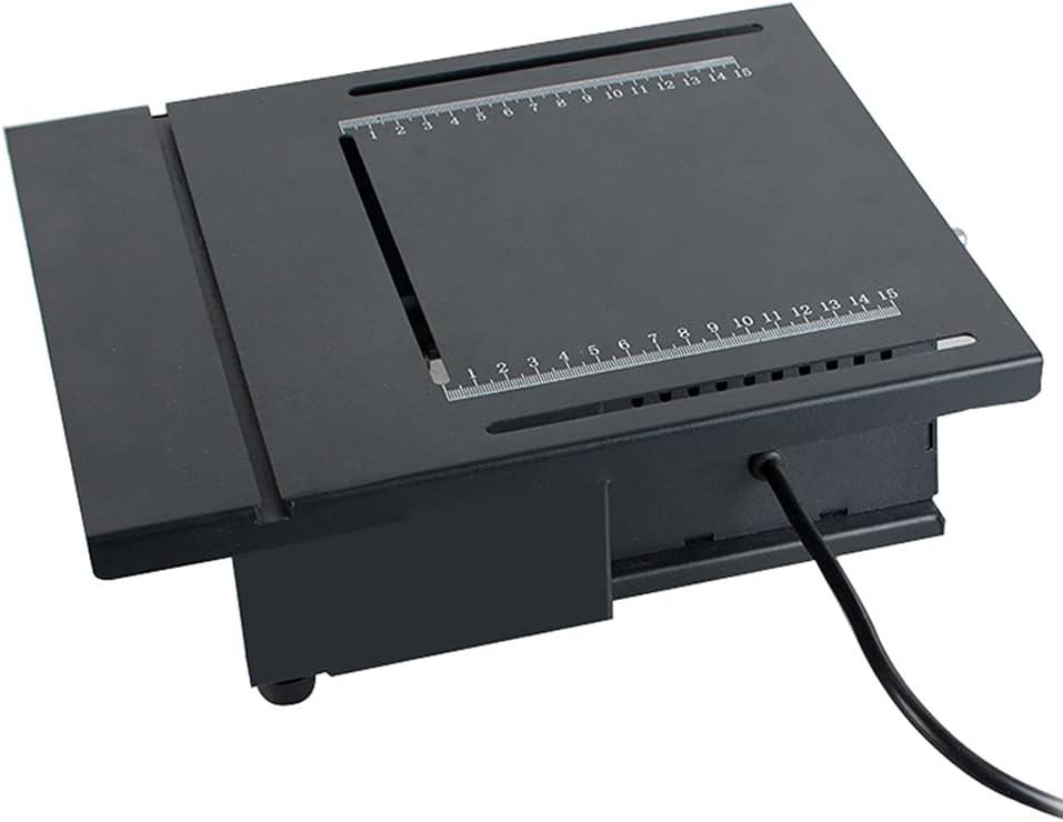 Gem Jewelry Polishing Grinding Buffer Machine, funchic DIY Jewelry Lapidary Equipment Mini Table Saw Bench Lathe Polisher 0-15000r/min Home Woodworking Carving Machine 110V 1.8kw (U.S Shipping)