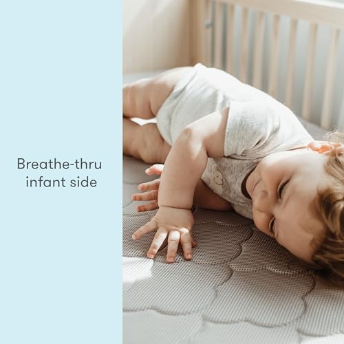 Newton Baby Crib Mattress and Toddler Bed - Waterproof - Ultra-Breathable Proven to Reduce Suffocation Risk, 100% Washable, Better Than Organic, 2-Stage Removable Cover, Deluxe 5.5" Thick - White