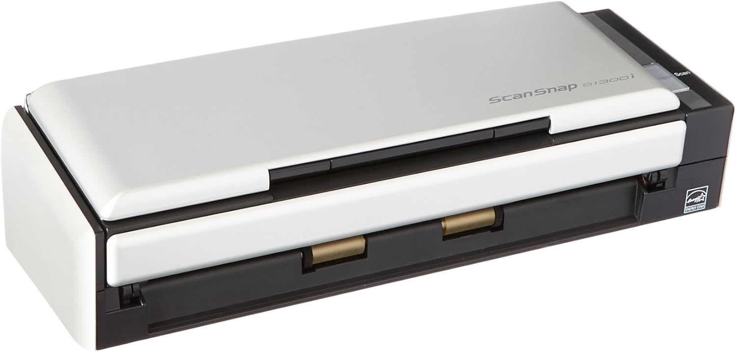 Fujitsu ScanSnap S1300i Portable Color Duplex Document Scanner for Mac or PC, Classic