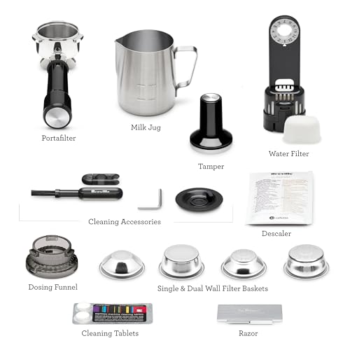 Breville Barista Pro Espresso Machine BES878BSS, Brushed Stainless Steel