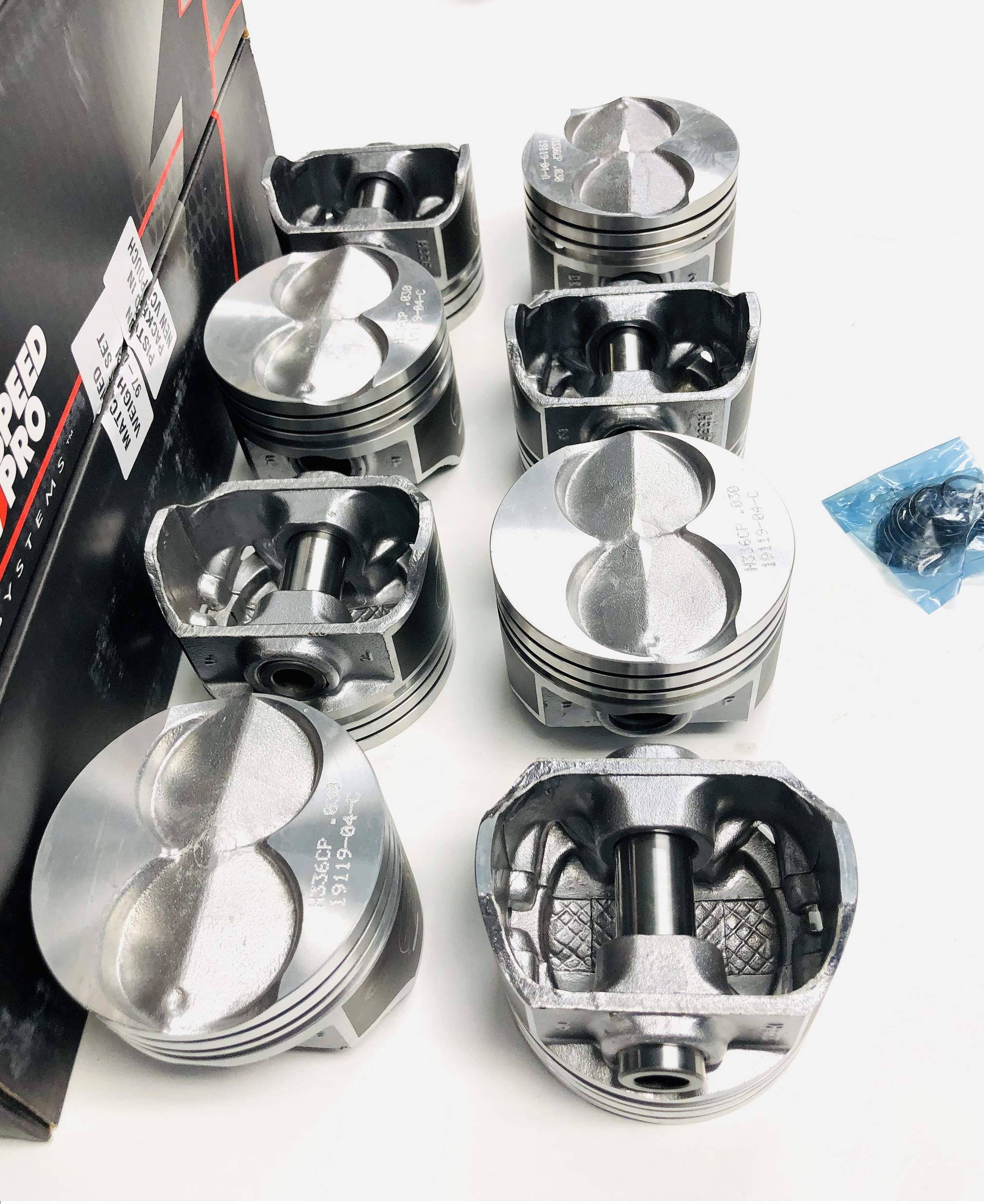 Speed Pro H336CP 8 Pk Set Cast Pistons