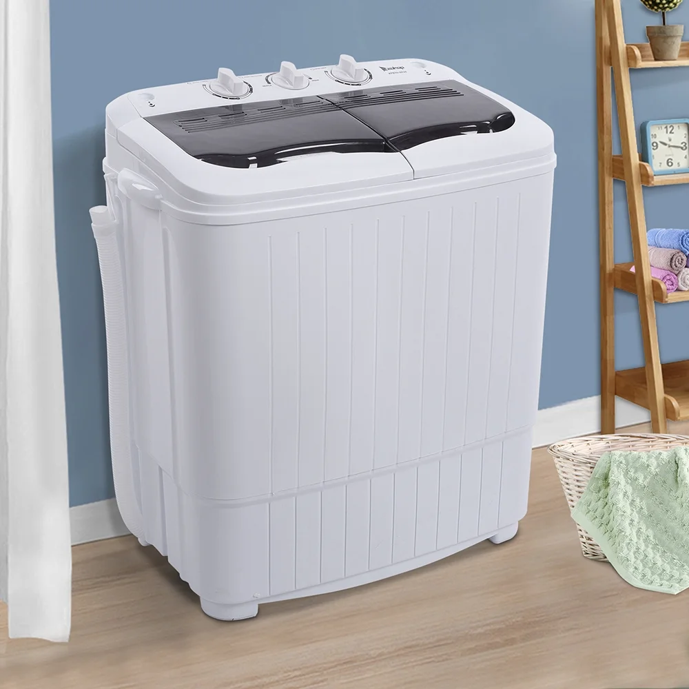 XPB35-ZK35 14.3(7.7 6.6)lbs Semi-automatic Gray Cover Washing Machine