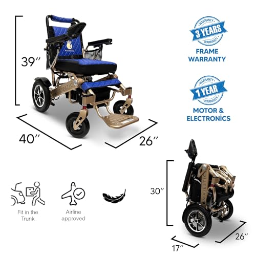 Majestic IQ-7000 Auto Folding Electric Wheelchairs for Adults,Lightweight Wheelchair,Ultra Light Wheelchair for Seniors,Foldable Wheelchair,Lightweight Wheel Chair, Silla De Ruedas Para Adultos