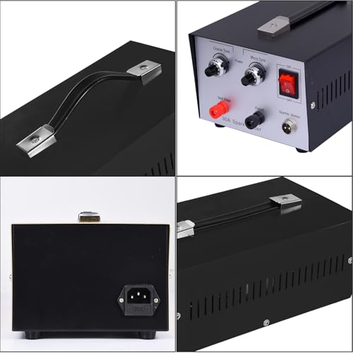 Jewelry Spots Welder for 0.1MM-0.8 MM- 110V Portable Spots Welding Machine Adjustable Welding Power| Jewelry Welder Spots Welder Pulse Argons Arc Jewelry Welder Jewelry Spots Welding Tool