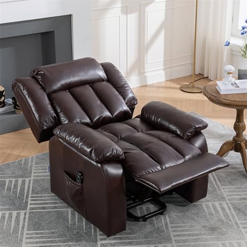 Lift Recliner Chair,Electric Power Recliner with 8-Point Massage and Heating System,Easy Assembly,Tool-Free Setup,Zero-Gravity Comfort,for Elderly, Home Theater,with 360 lbs Support (Beige)