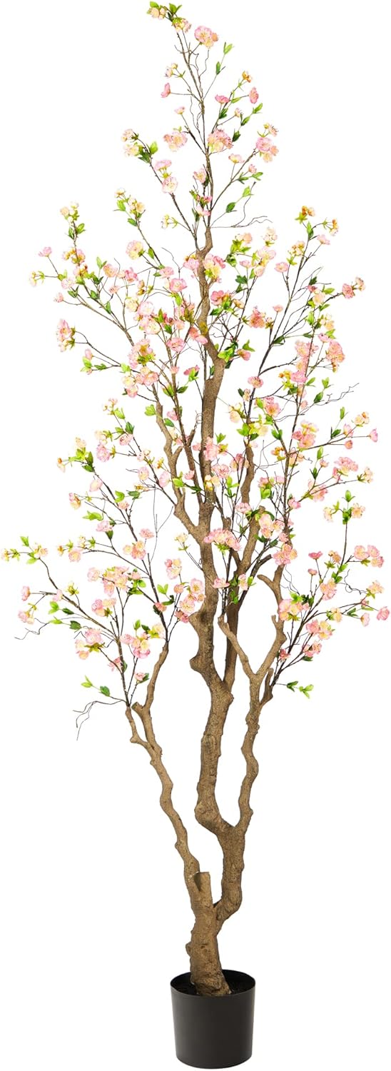Nearly Natural 7.5ft. Cherry Blossom Artificial Tree