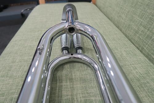 JZSPORTS 26" Springer Fork 1" Threaded,Cruiser Chopper Bike Dual Spring Classical Fork