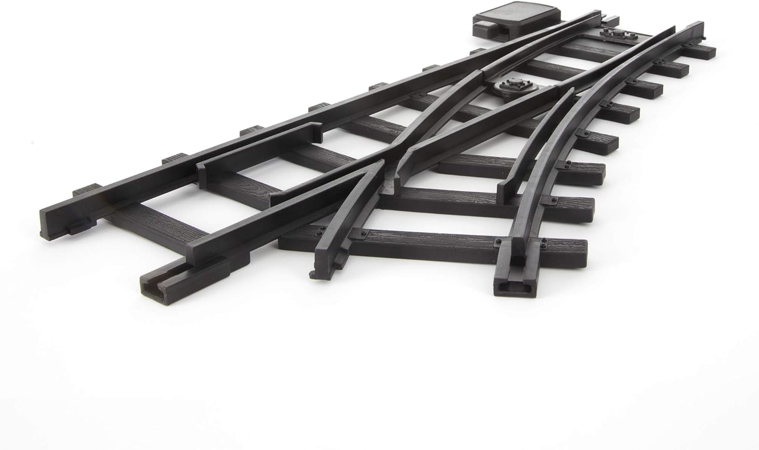 Lionel New York Central Battery-Powered Model Train Set Ready to Play w/Remote Bundle with Ready to Play 12Piece Curved Track Pack and Ready to Play Left & Right Interchange Track Pack, Switch