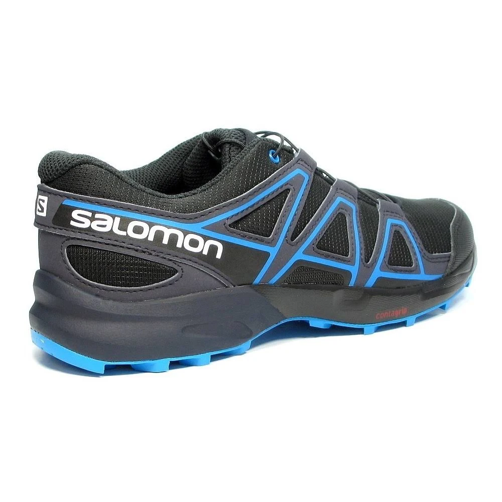 Salomon Kids Speedcross J (6 Black/Graphite/Hawaiian Surf)