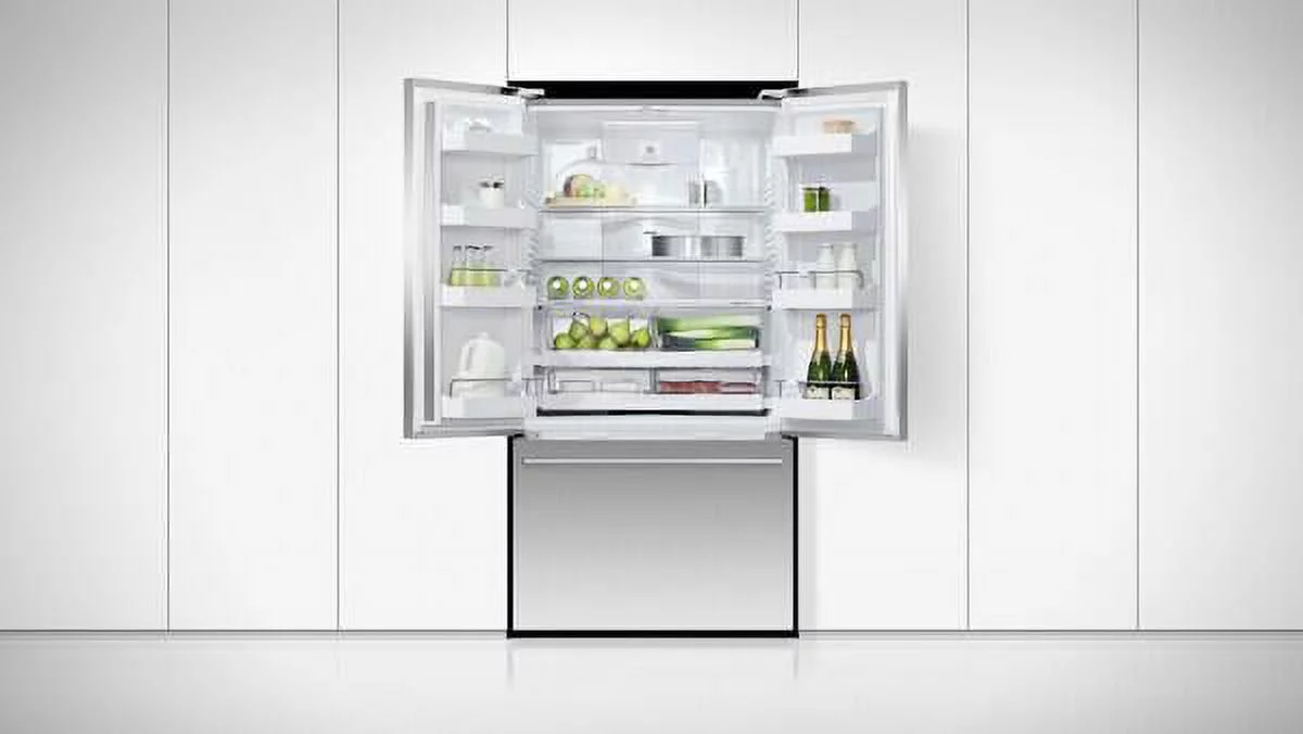 Fisher Paykel RF201ADX5N Contemporary Series 36 Inch Freestanding Counter Depth French Door Refrigerator in Stainless Steel