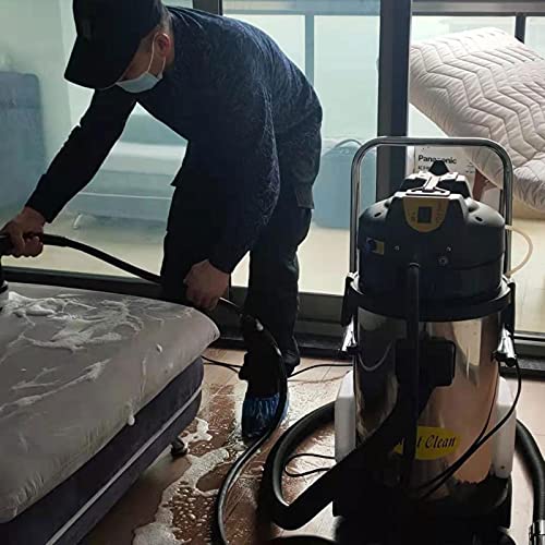 60L/15.85Gal Commercial Carpet Cleaning Machine 3 in 1 Pro Carpet Extractor Portable Carpet Shampoo Machine Stainless Steel Carpet Cleaner Machine Wet Dry Shampoo Vacuum Cleaner for Car Detailing