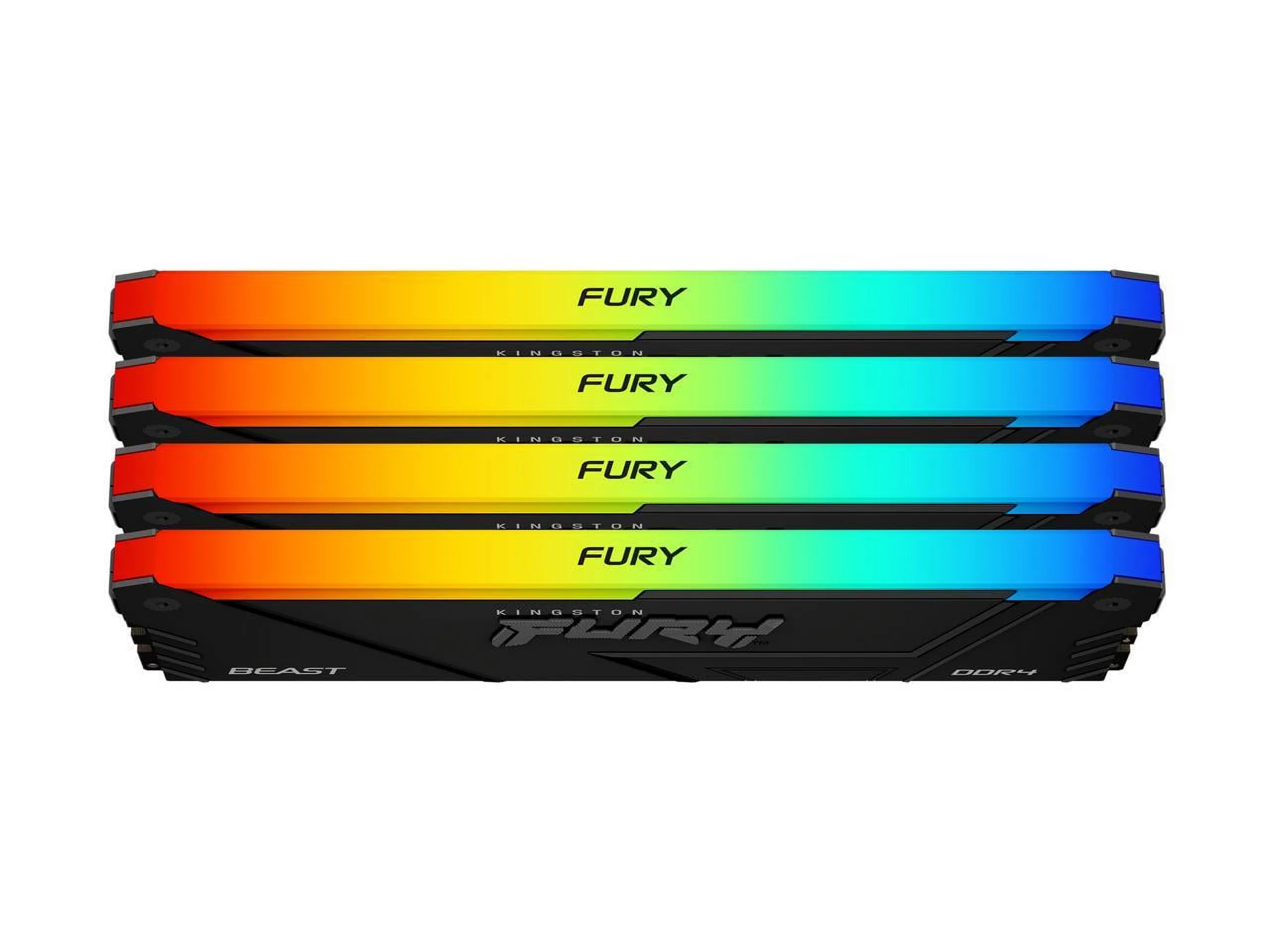 Kingston FURY Beast 64GB (4 x 16GB) 288-Pin PC RAM DDR4 2666 (PC4 21300) Desktop Memory Model KF426C16BB12AK4/64