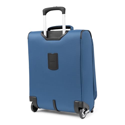 Travelpro Maxlite 5 Softside Expandable Upright 2 Wheel Carry on Luggage, Lightweight Suitcase, Men and Women, Burgundy, Carry On 22-Inch