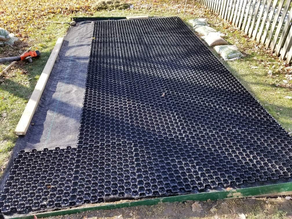 Standartpark - HEXpave Grid - 1" Depth Permeable Paver System - 27,000 lbs Load Class - DIY Patio, Walkway, Shed Base, Light Vehicle Driveway and Much More! (20 Sq Ft) Pack of 2