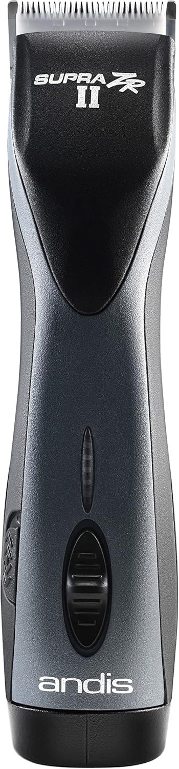 Andis Supra ZR II Cordless Ion Clipper DBLC-2 (79005) - Bundled with BeauWis Blade Brush