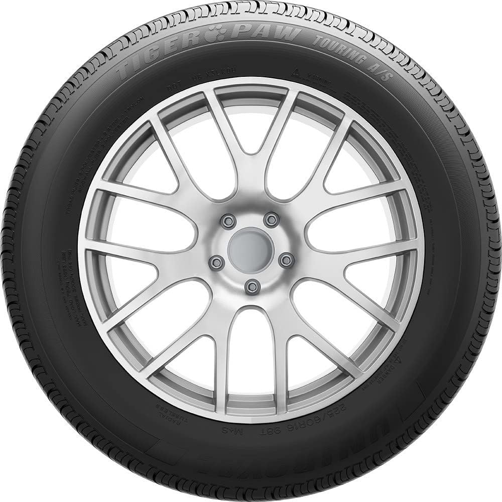 Uniroyal Tiger Paw Touring A/S All-Season Radial Car Tire for Passenger Cars, Crossovers, and SUVs, 225/60R17 99H