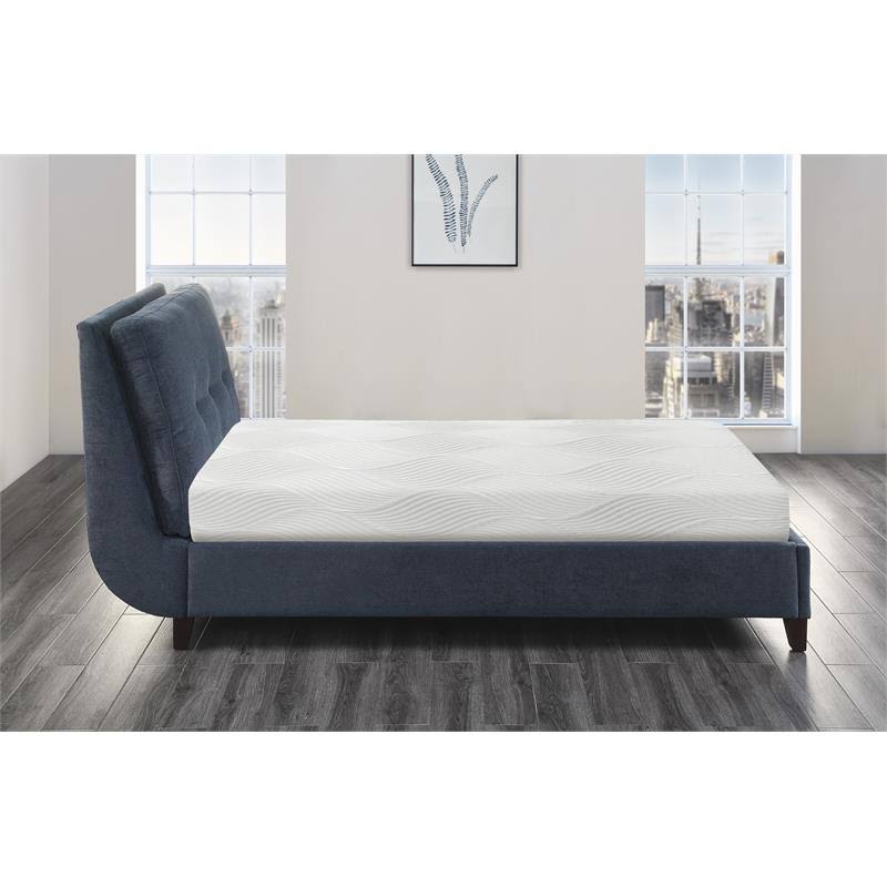 Bedding 10x22 Twin Gel-Infused Memory Foam Mattress by Homelegance