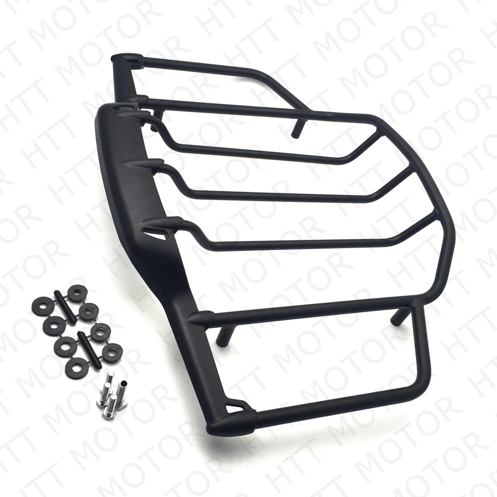 Flat Black Luggage Rack For Harley Air Wing Tour Pak Trunk Pack 1993-2013