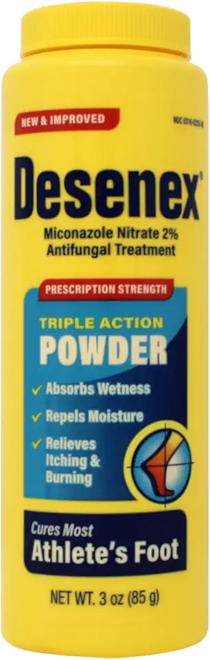 Desenex Antifungal Powder, Cures Athletes Foot, Pack of 18 - Kansas Nuitrition - HNZSDS