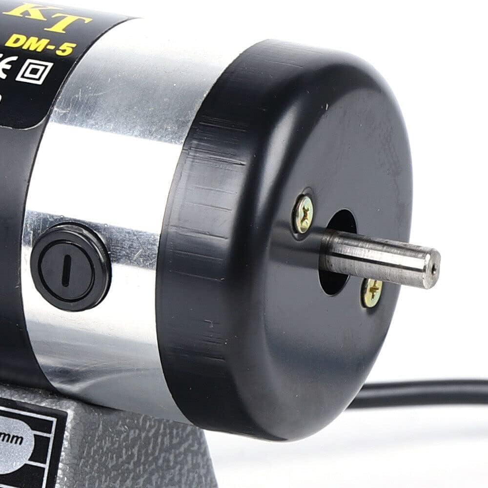 200W Electric Polisher Polishing Machine, Benchtop Buffer Polishing Machine Lathe Bench Polishing Grinder Jewelry 8000RPM Variable Speed for Metal Silver Jewelry Jade