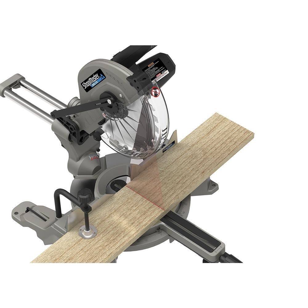 Delta S26-261L Shopmaster 10x22 Slide Miter Saw with Laser