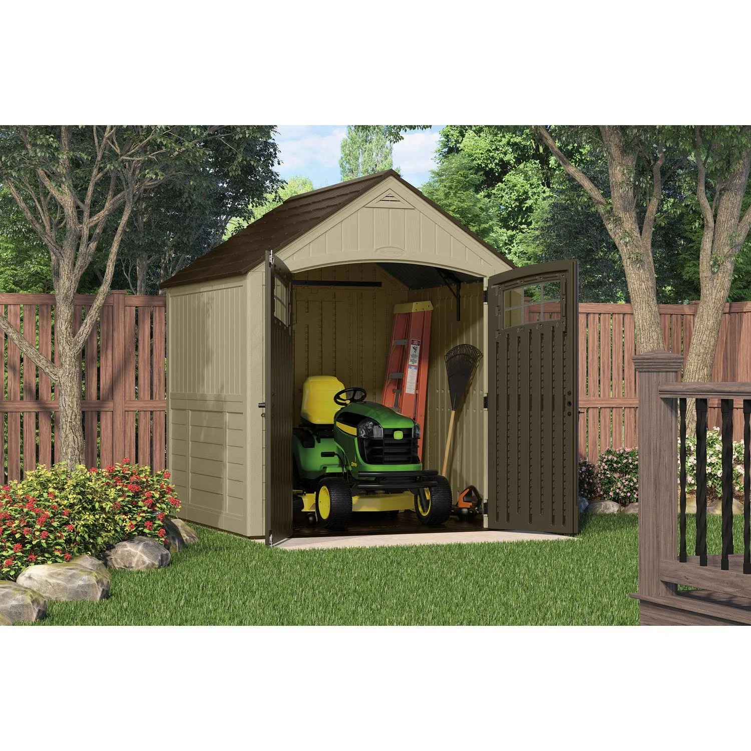 Suncast Sutton 7 ft. x 7 ft. Storage Shed